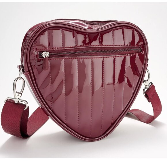IHKWIP Be My Valentine Heart Crossbody  New with Defect   0341 - Picture 2 of 5